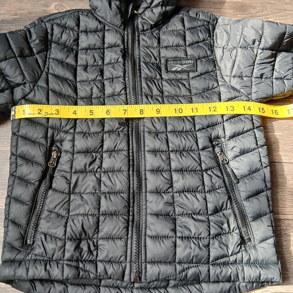 Reebok Kids Black Quilted Jacket - Picture 9 of 10